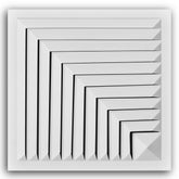 2 Way Louvre Face Diffuser Corner